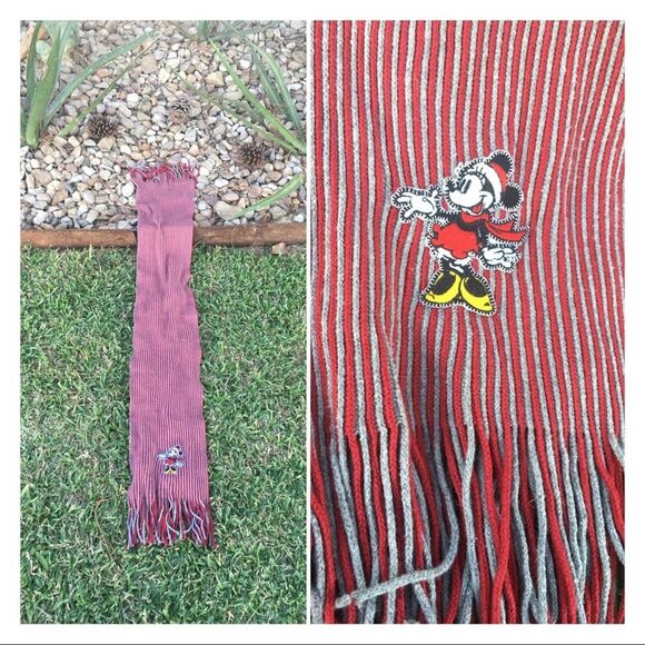 Striped Minnie Mouse Scarf - Picture 1 of 5